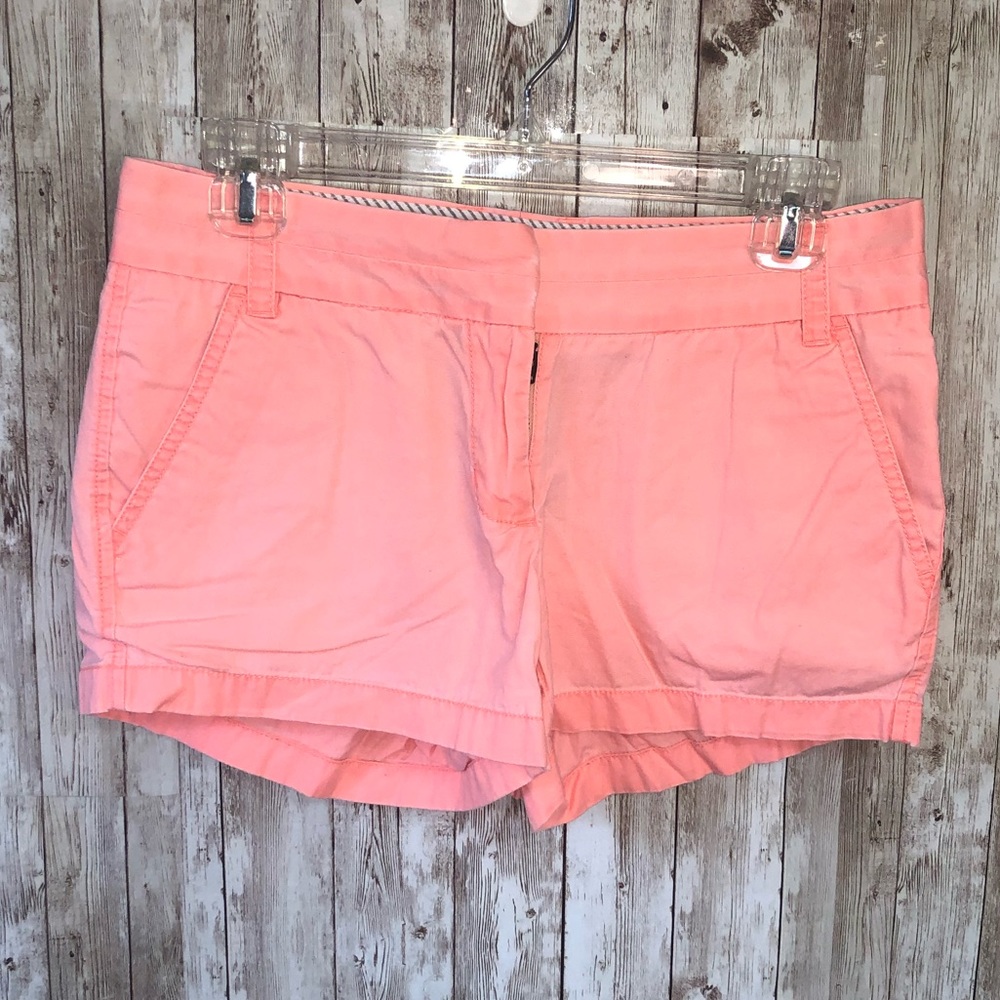J. Crew Pink Broken In Chino Shorts Women’s Size 2